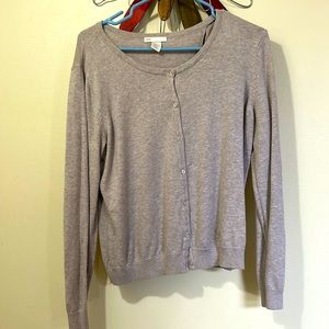 H&M Basic Tan Cardigan (Size Large)
